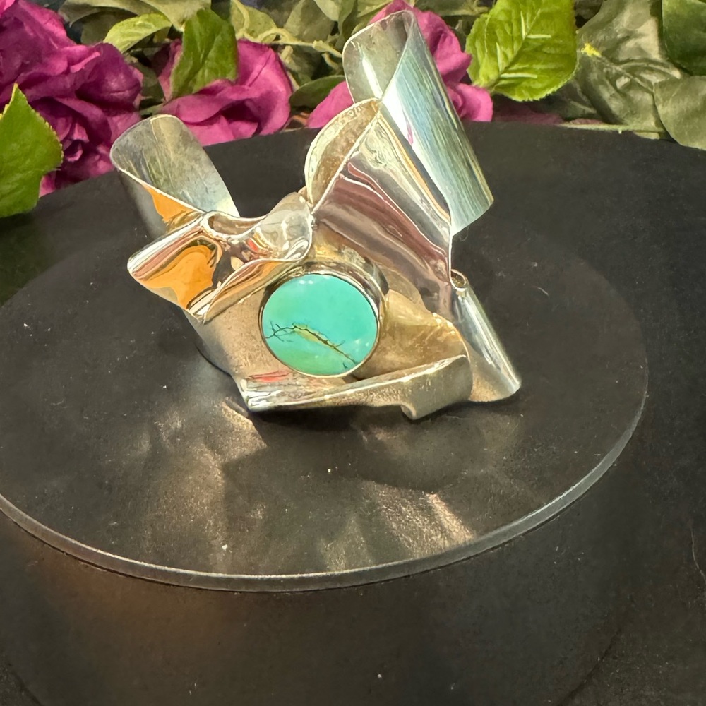 Sterling Silver & Turquoise Cuff Bracelet
By Master Jeweler Tami Wade
